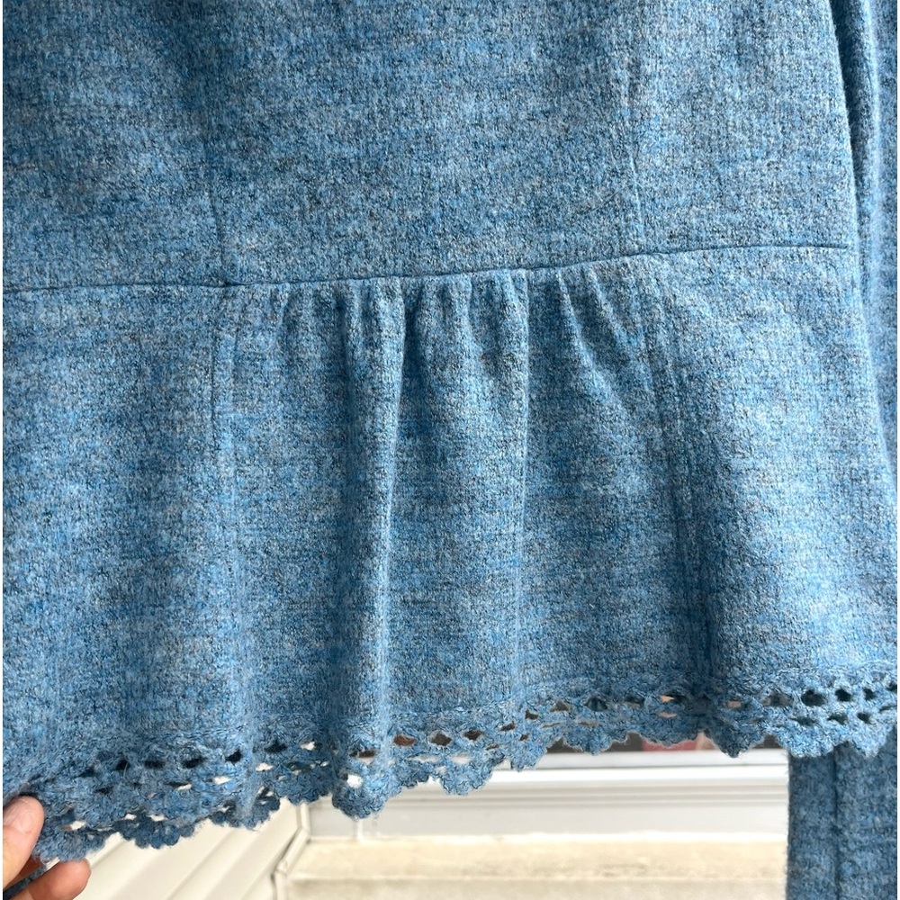 Nanette Lepore Lined Soft Feminine Blazer Jacket Blue Size Small - Picture 5 of 10